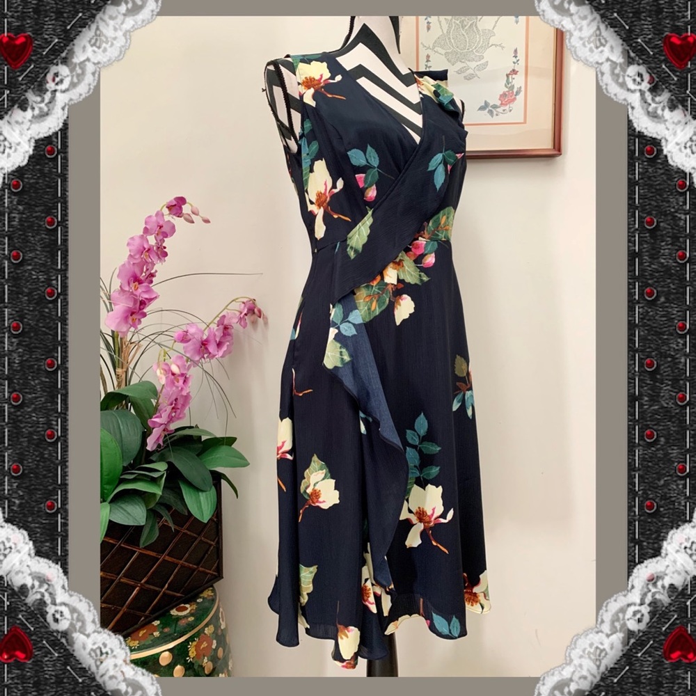 Rachel Rachel Roy Ruffle Floral Dress
